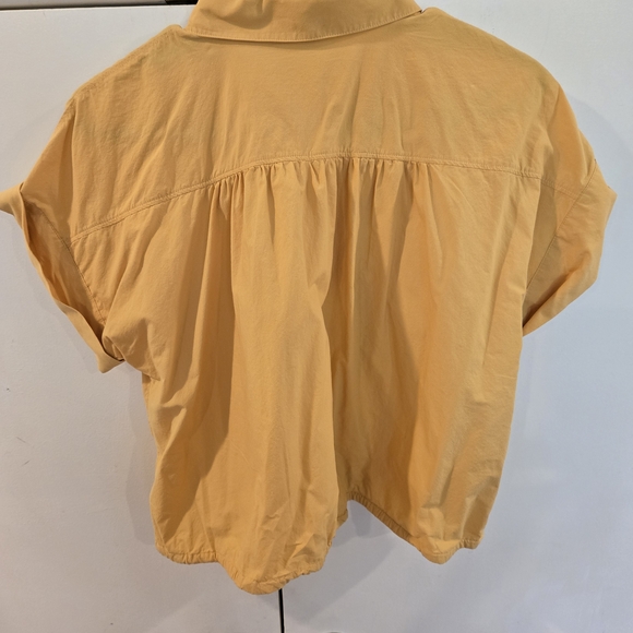 Madewell Yellow Button-Down Shirt - Picture 4 of 5